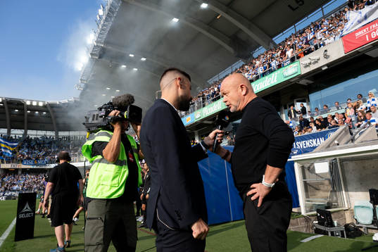 Media intervjuar Häckens tränare Per-Mathias Høgmo