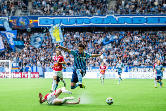 Degerforss Seid Korac och Djurgårdens Gustav Wikheim