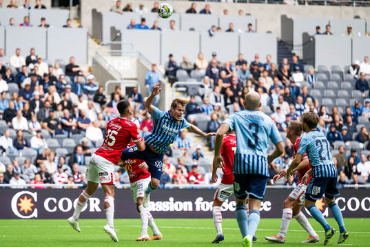 Degerforss Seid Korac och Djurgårdens Hampus Finndell