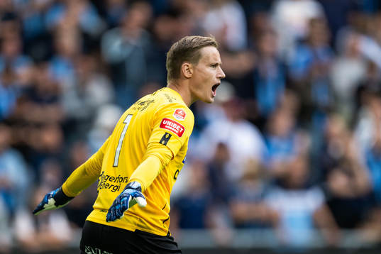 Degerfors målvakt Sondre Lovseth Rossbach