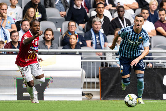 Degerfors Joseph - Claude Agyeman Gyau och Djurgårdens