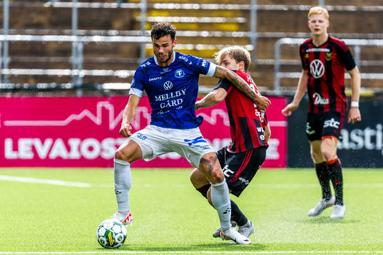 Trelleborgs Herman Hallberg och Östersunds Simon Marklund