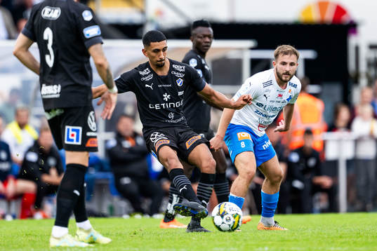 Halmstads Amir Al-Ammari och Värnamos Albion Ademi