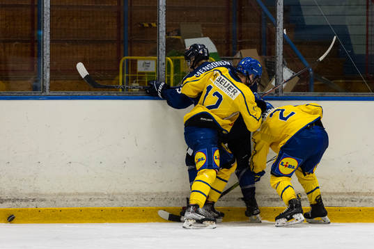 Sveriges Phillip Larsson och Hugo Hallin mot Finlands Jasu