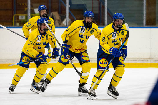 Sveriges Rocky Langvardt jublar med Sascha Boumedienne och