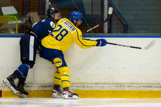 Sveriges Noa Bräutigam och Finlands Jasu Mensonen
