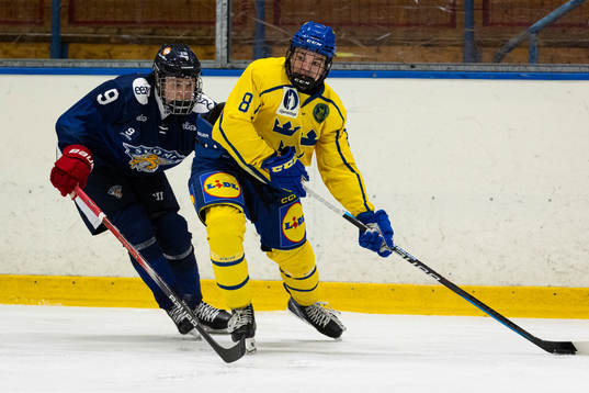 Sveriges Rocky Langvardt och Finlands Lasse Boelius