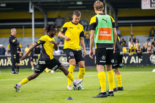 Mjällbys Mamudu Moro 0ch Arvid Brorsson