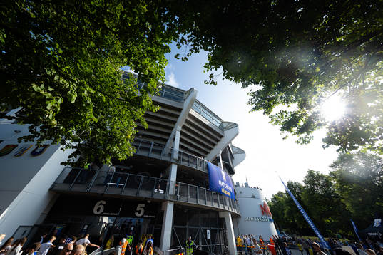 Gamla Ullevi innan fotbollsmatchen i Allsvenskan mellan IFK