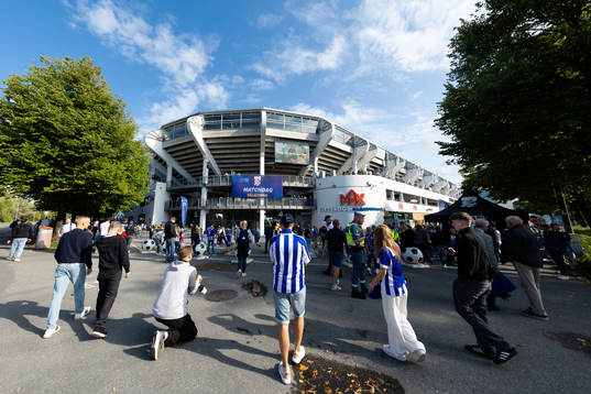 Gamla Ullevi innan fotbollsmatchen i Allsvenskan mellan IFK