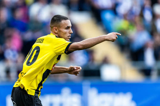 Häckens Ali Youssef jublar