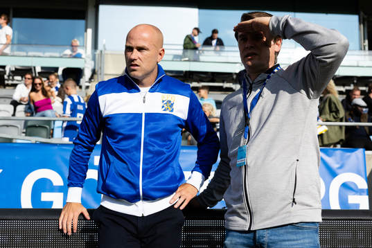IFK Göteborgs tränare Jens Berthel Askou och  tekniske