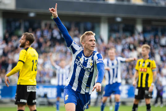 IFK Göteborgs Oscar Wendt jublar