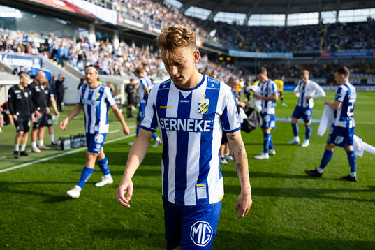 IFK Göteborgs Sebastian Hausner innan  fotbollsmatchen i