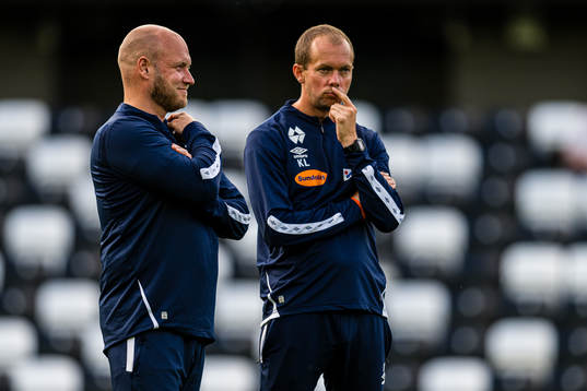 Marius Bøe, assistant coach of Aalesund, and Kristoffer