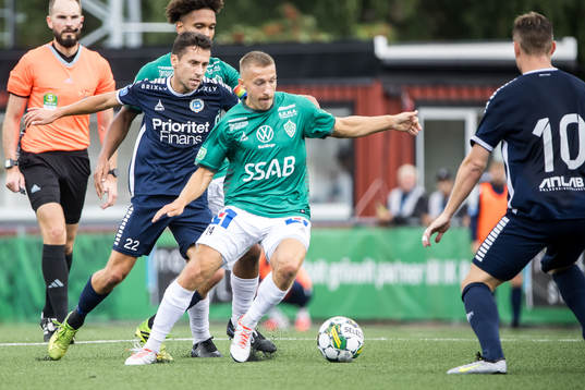 Utsiktens Predrag Randelovic och Brages Jacob Stensson