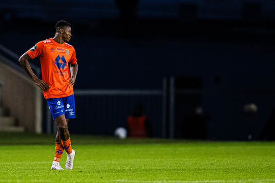 Ebiye Moses of Aalesund looks dejected