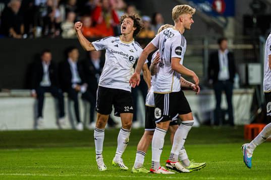 Leo Erik Jean Cornic of Rosenborg celebrates
