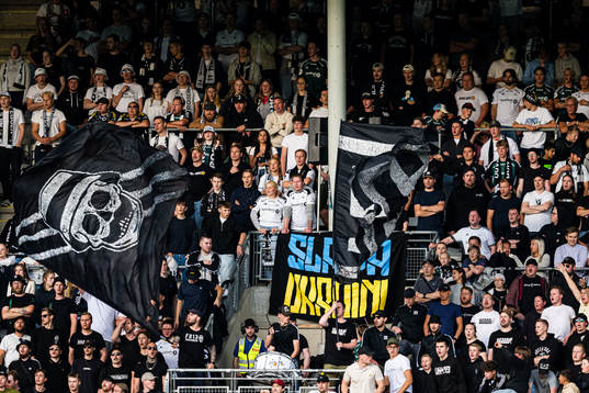Spectators in the stands