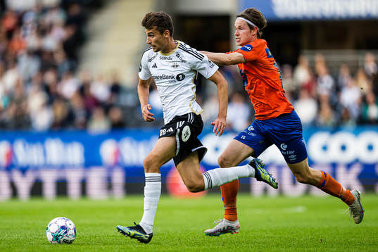 Håkan Wiedesheim-Paul of Rosenborg and Kristoffer