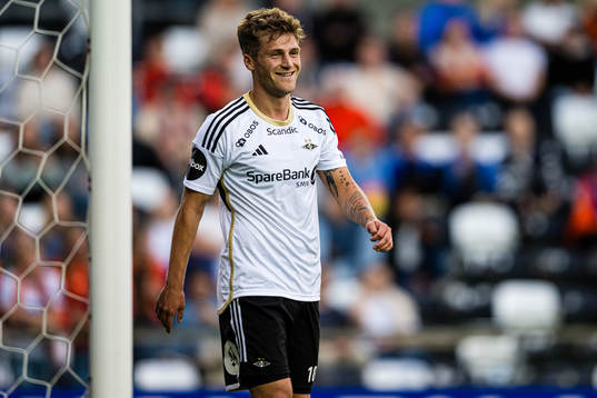 Carl Johan Holse of Rosenborg celebrates