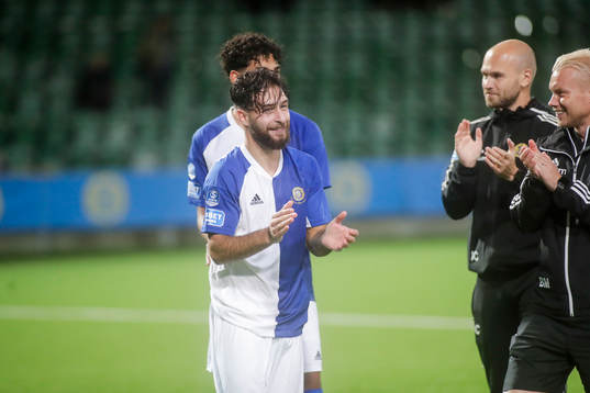 GIF Sundsvalls Elias Durmaz jublar