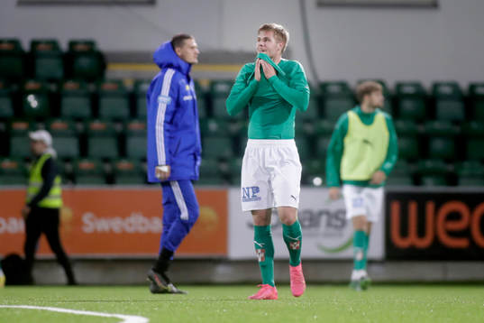 Jönköpings Södras Anton Thorsson deppar