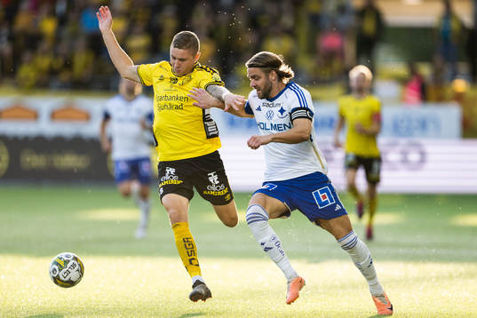 Elfsborgs Sebastian Holmen och IFK Norrköpings Christoffer