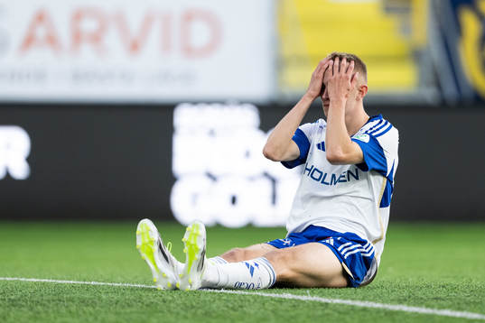 IFK Norrköpings Victor Stange Lind deppar