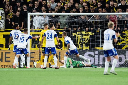 IFK Norrköpings Marco Lund Nielsen jublar