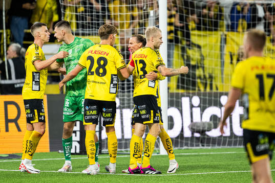Elfsborgs spelare jublar