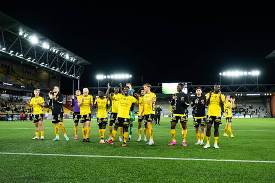 Elfsborgs spelare jublar