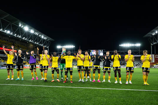 Elfsborgs spelare jublar