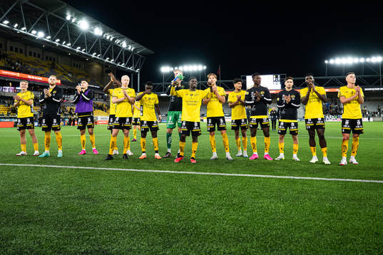 Elfsborgs spelare jublar