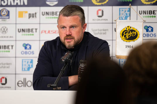 Elfsborgs manager Jimmy Thelin