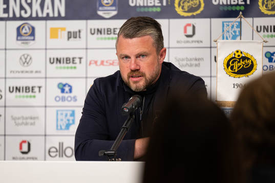 Elfsborgs manager Jimmy Thelin