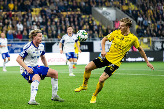 IFK Norrköpings Daniel Fritz Eid och Elfsborgs Jeppe