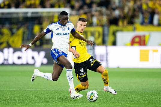 IFK Norrköpings Yahya Kalley och Elfsborgs Andri Fannar