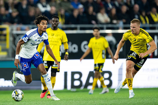 IFK Norrköpings Jesper Ceesay och Elfsborgs Per Frick