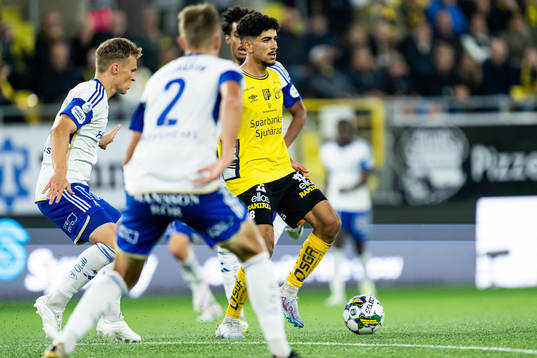 IFK Norrköpings Marco Lund Nielsen och Elfsborgs Ahmed
