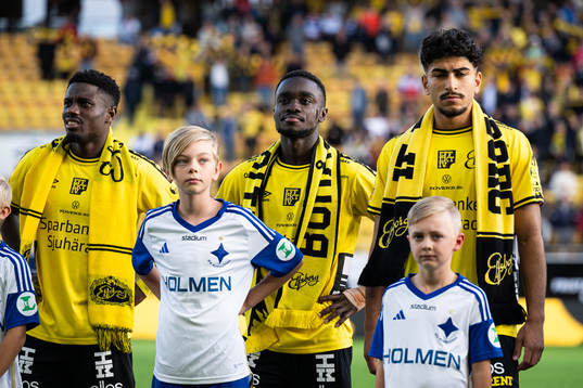 Elfsborgs Michael Baidoo, Emmanuel Boateng och Ahmed Qasem