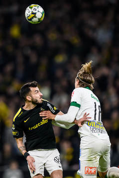 AIKs Ioannis Pittas och Varbergs Joakim Lindner