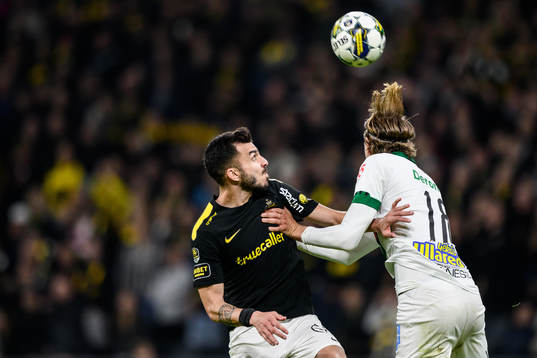 AIKs Ioannis Pittas och Varbergs Joakim Lindner