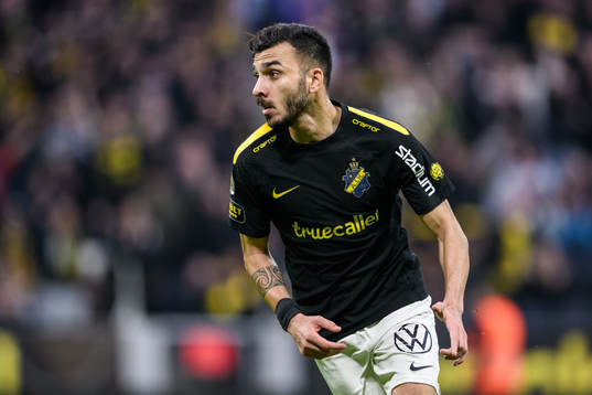 AIKs Ioannis Pittas jublar