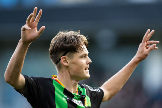 GAIS  Axel Henriksson jublar