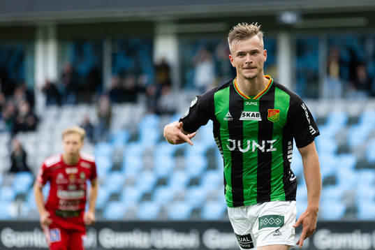 GAIS  Alexander Ahl Holmström jublar
