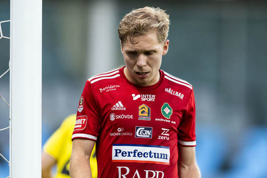 Skövde AIKs Samuel Sörman deppar