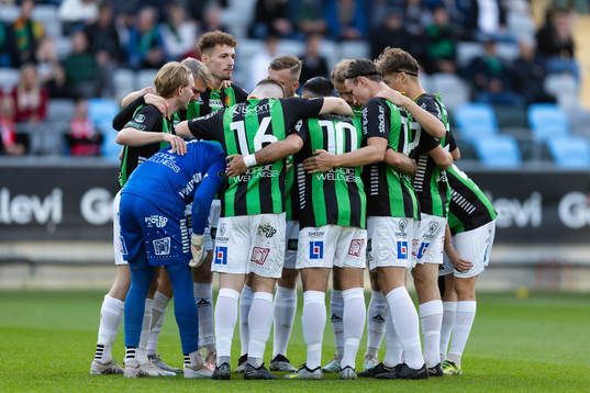 GAIS samlade innan fotbollsmatchen i Superettan mellan GAIS