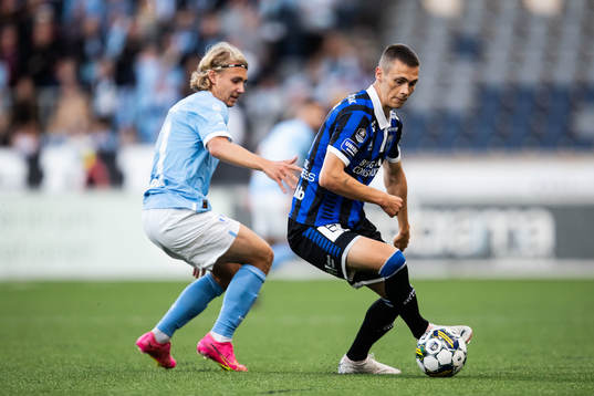 Malmö FFs Sebastian Nanasi och Sirius Tobias Carlsson