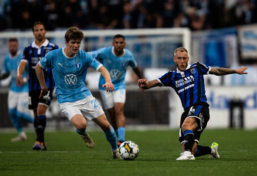 Malmö FFs Oliver Berg och Sirius Joeri De Kamps